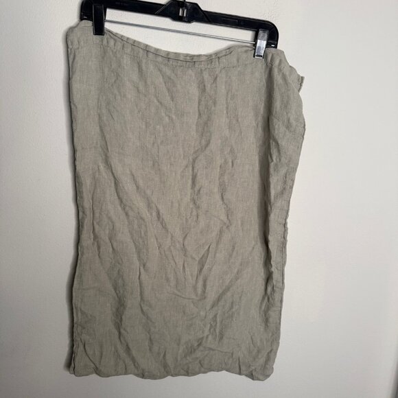 West Elm Pillow Case 20 x 30 Neutral Sage Bedroom Decor Linen Versatile - Picture 2 of 3